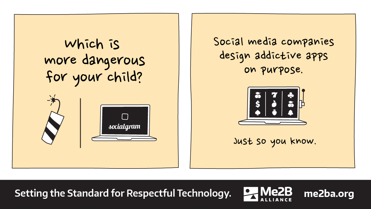 Cartoon Graphic: Social media companies design addictive apps on purpose
