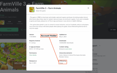 Me2B or Me2Who Knows: App Stores Fail to Provide Clear Legally Responsible Party