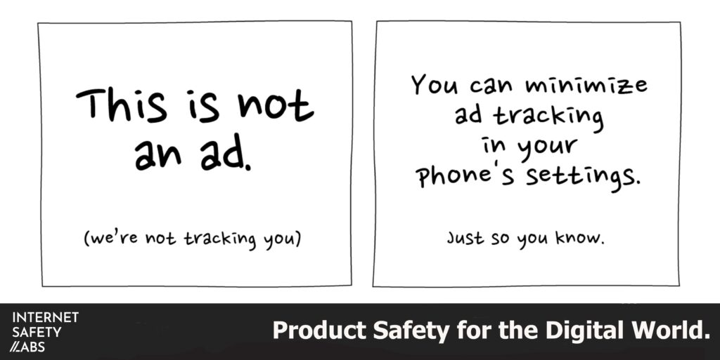 Graphic with "This is Not an Ad"