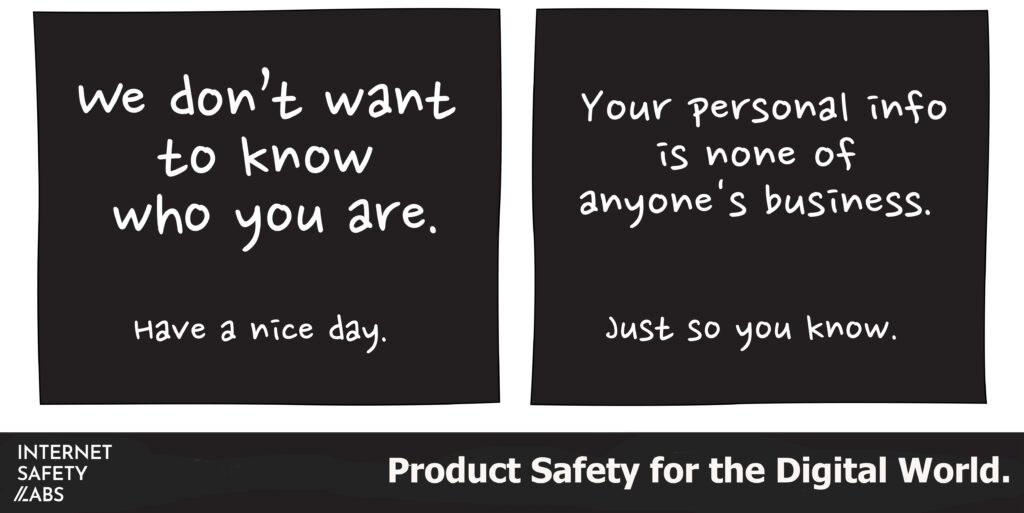 Graphic with "We Don't Want to Know"