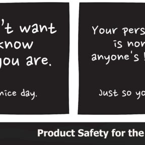 Graphic with "We Don't Want to Know"