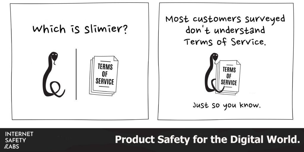 Graphic with "Which is Slimier"