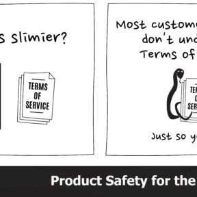 Graphic with "Which is Slimier"
